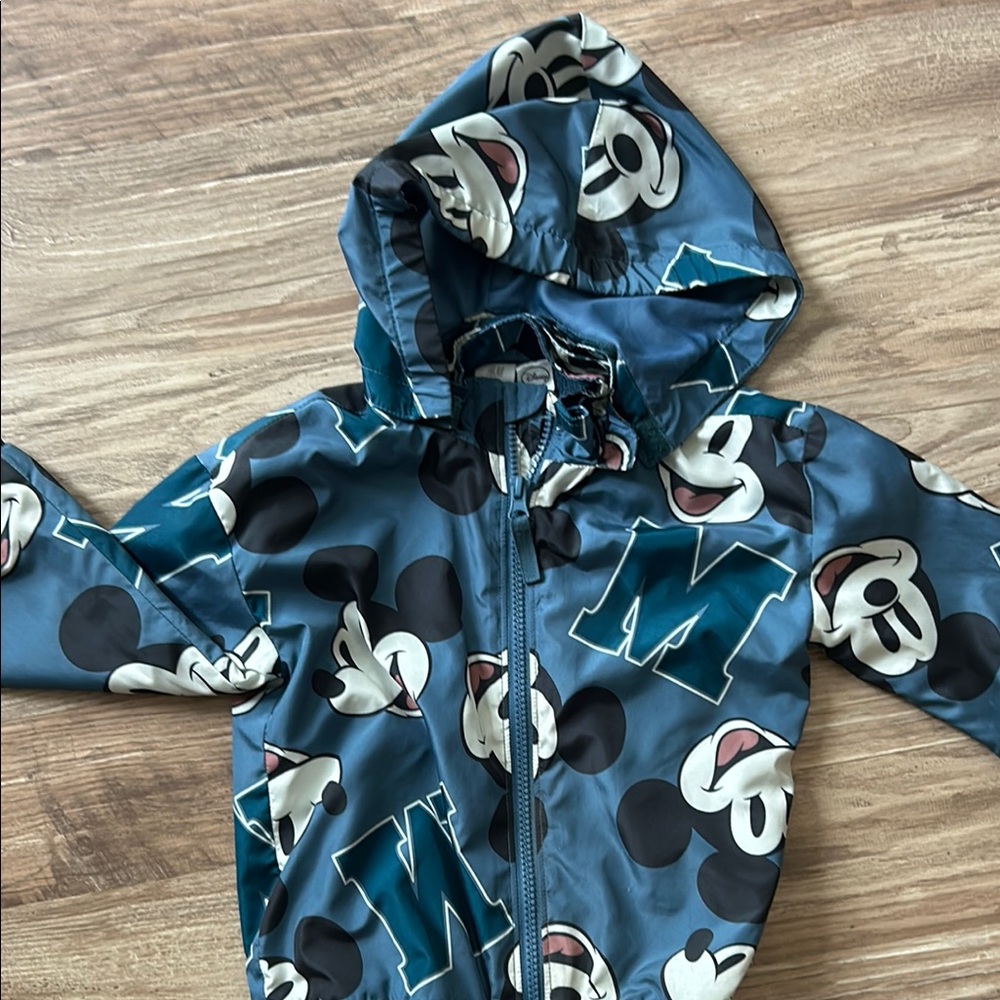 Disney Mickey Mouse Blue Hooded Jacket